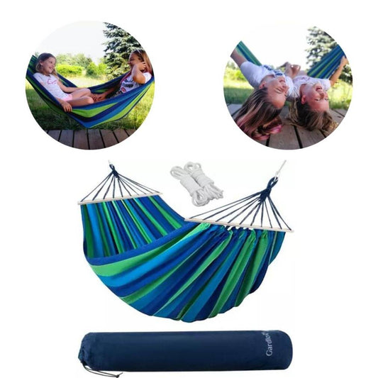 Divvietīgs dārza šūpuļtīkls