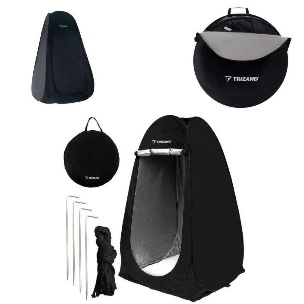 Dušas ģērbtuves telts