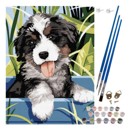 Glezno pēc skaitļiem- suns