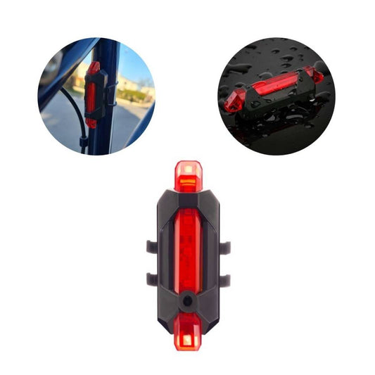 USB aizmugurējais velosipēda lukturis