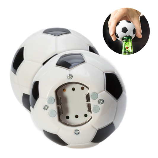 Pudeļu attaisāmais ar magnētu ledusskapim "Futbola Bumba"