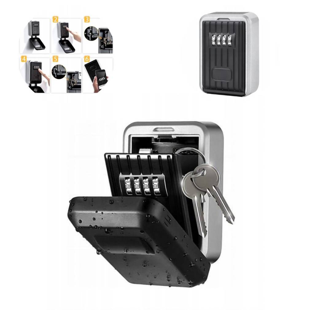 Maza melna atslēgu kastīte