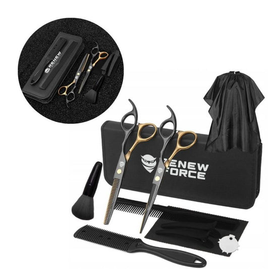 Frizieru šķēru komplekts