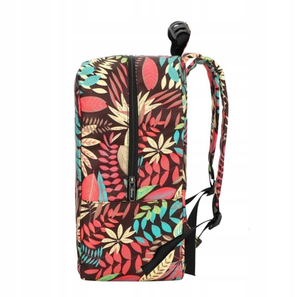 Mugursoma ar lapu dizainu