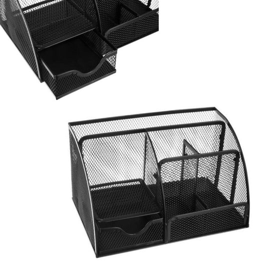 Galda organizators - 6 nodalījumi - melns