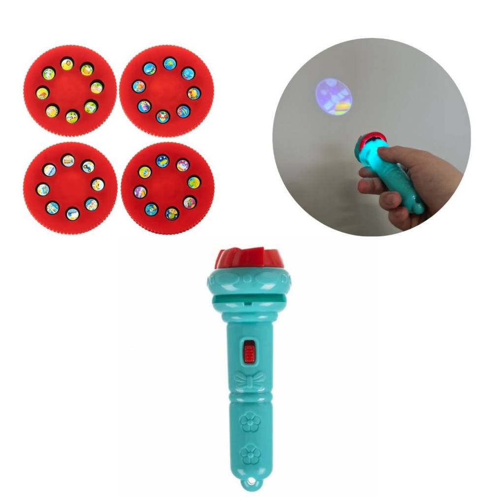 Lukturis ar slaidu projektoru