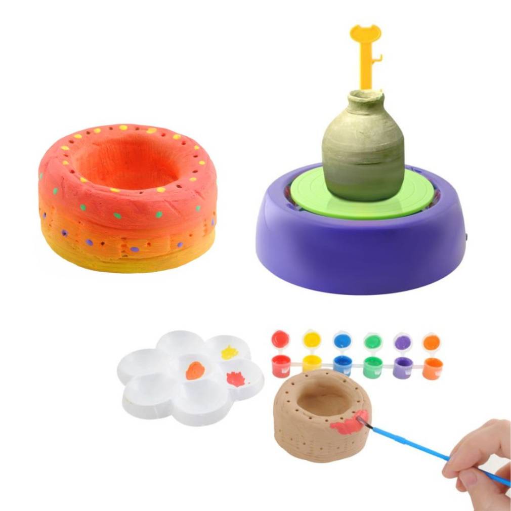 Keramikas ritenis ar piederumiem