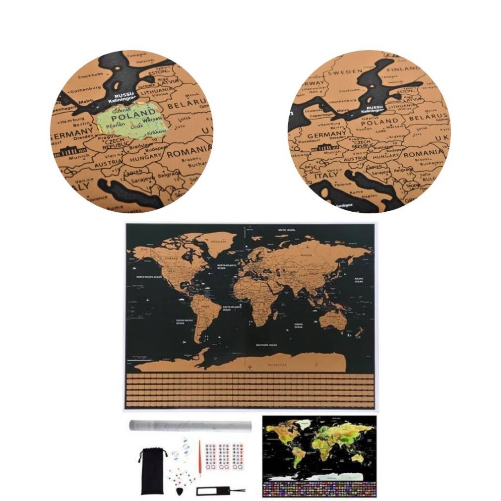 Pasaules karte – nokasāma