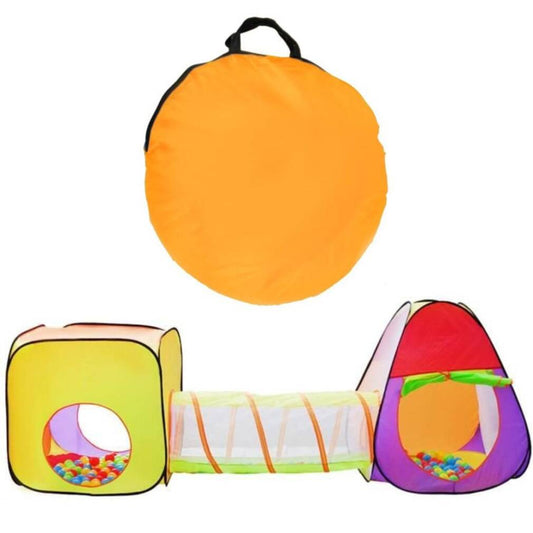 Telts bērniem + Tunelis + 200 bumbiņas