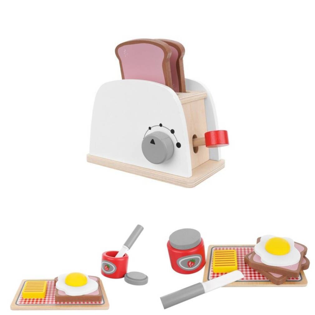 Rotaļlietu koka tosteris