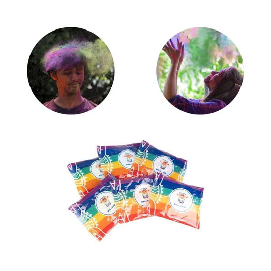 Krāsains Holi pulveris