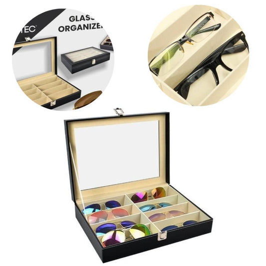 Organizators brillēm 8 nodalījumi