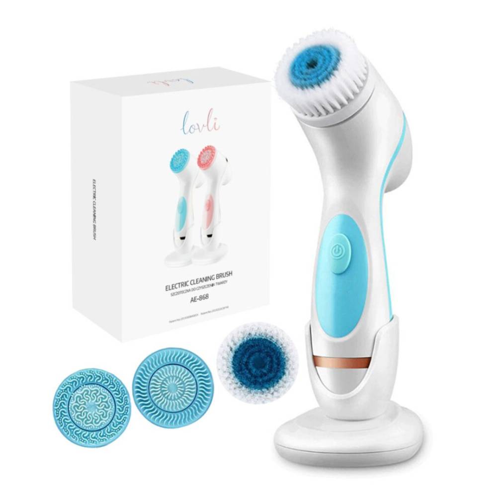 Elektriskā sejas tīrīšanas birstīte AE-868, zila