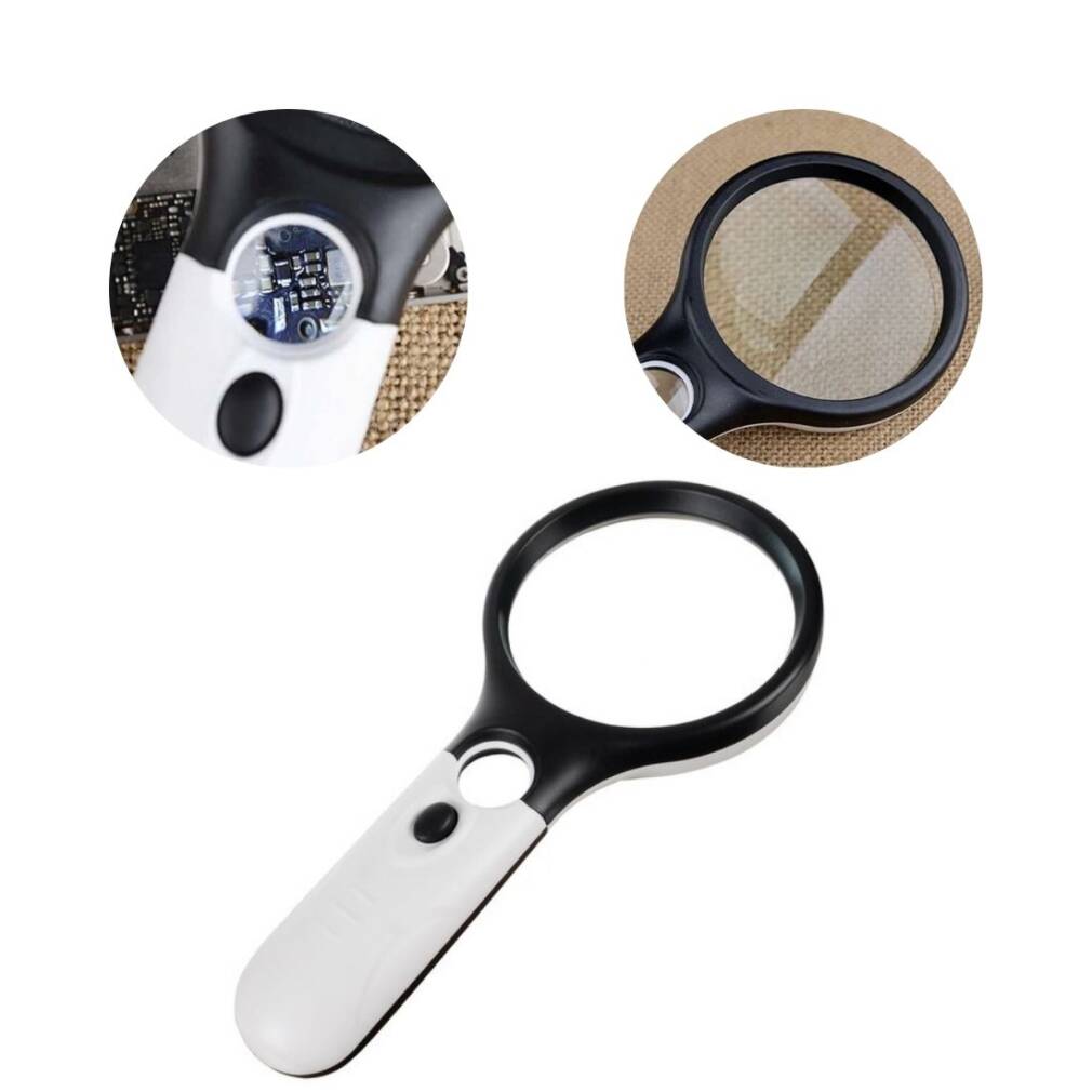 Lupa ar led apgaismojumu