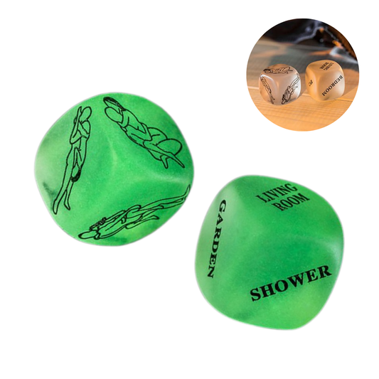 Erotisko metamkauliņu komplekts, tumsā spīdoši, ENG valodā