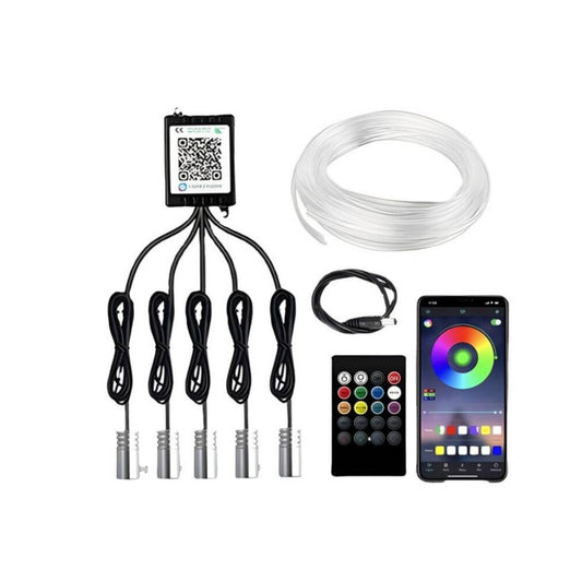 Auto salona apgaismojuma komplekts