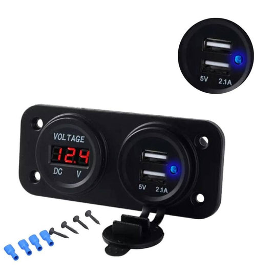 Aizdedzes ligzda 2xUSB