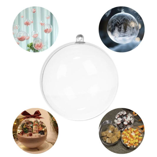 Caurspīdīgas bumbas 12 cm