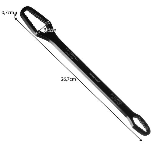 Universālā uzgriežņu atslēga 8-22mm