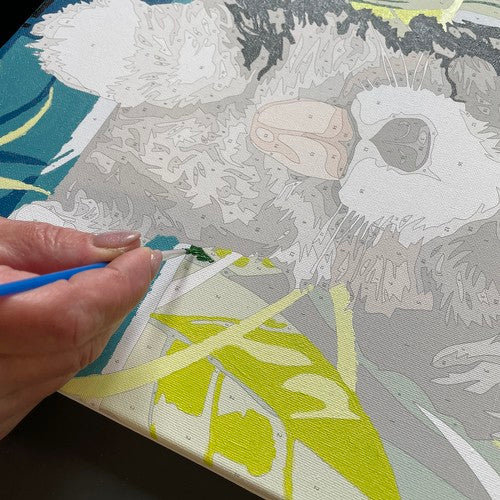 Glezno pēc skaitļiem- suns