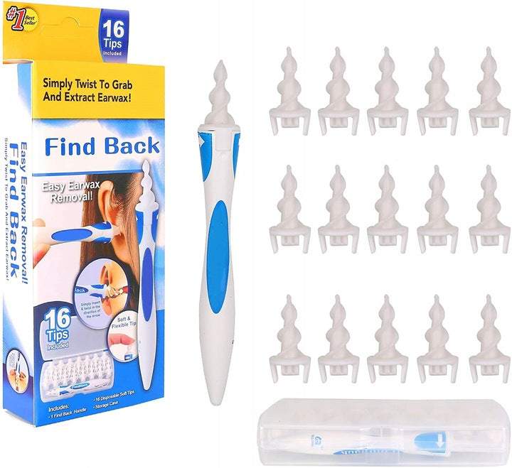 Ausu sēra spirālveida tīrītājs, 16 uzgaļi