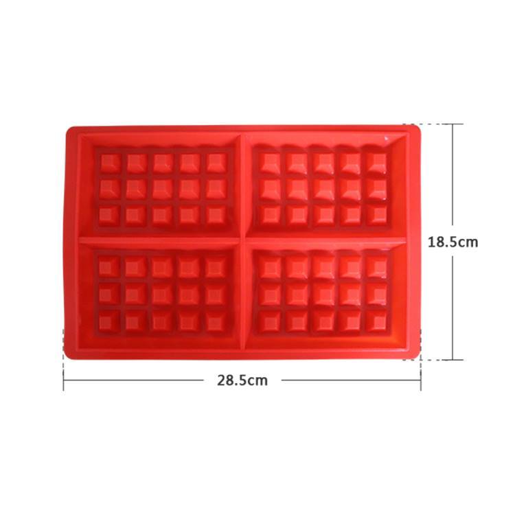 Vafeļu forma cepšanai silikona