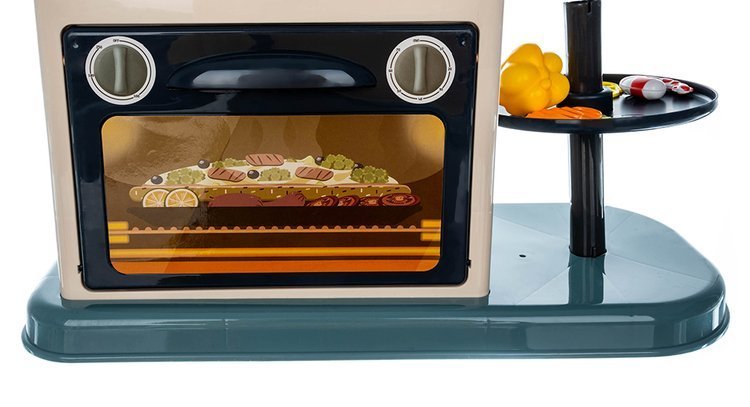 Rotaļu virtuve 72cm zila