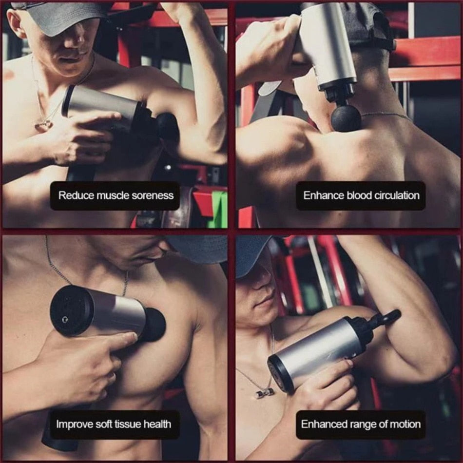 Masāžas trieciena pistole, bezvadu muskuļu masieris