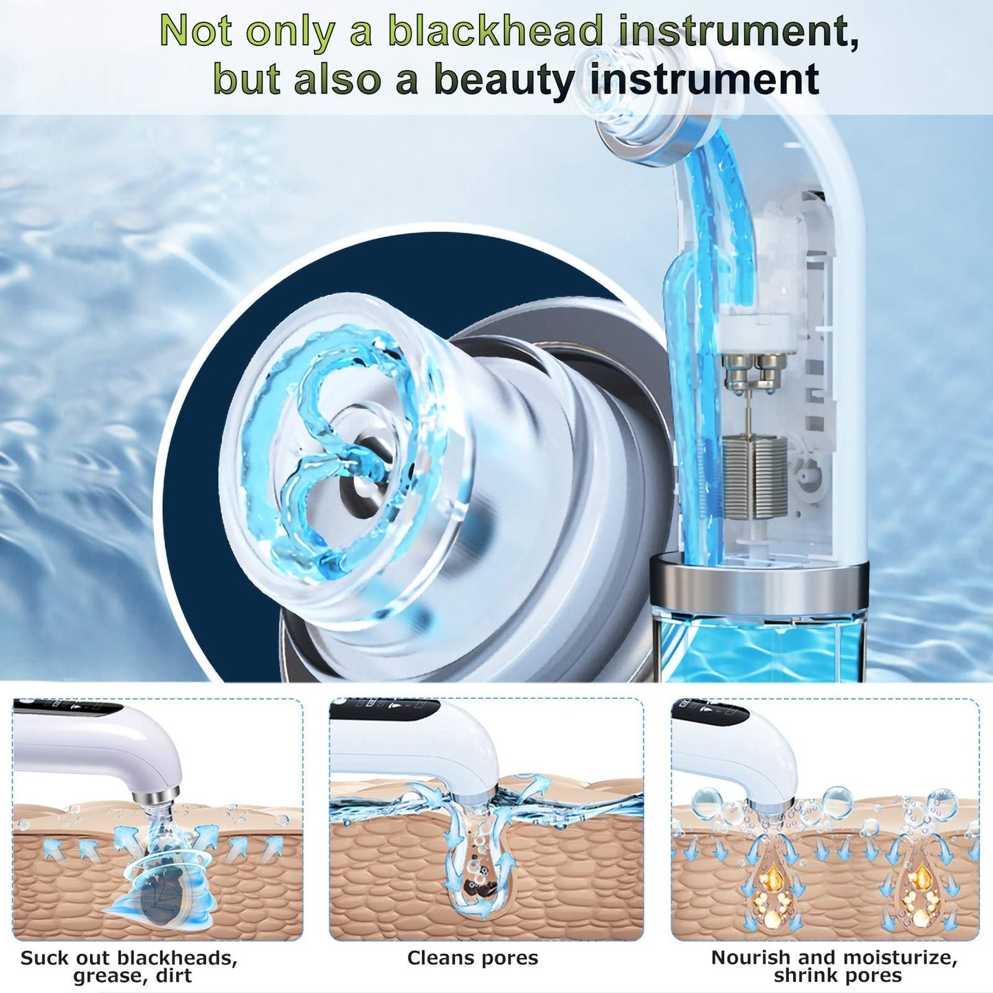 Sejas tīrītājs, poru sūknis ar ūdeni