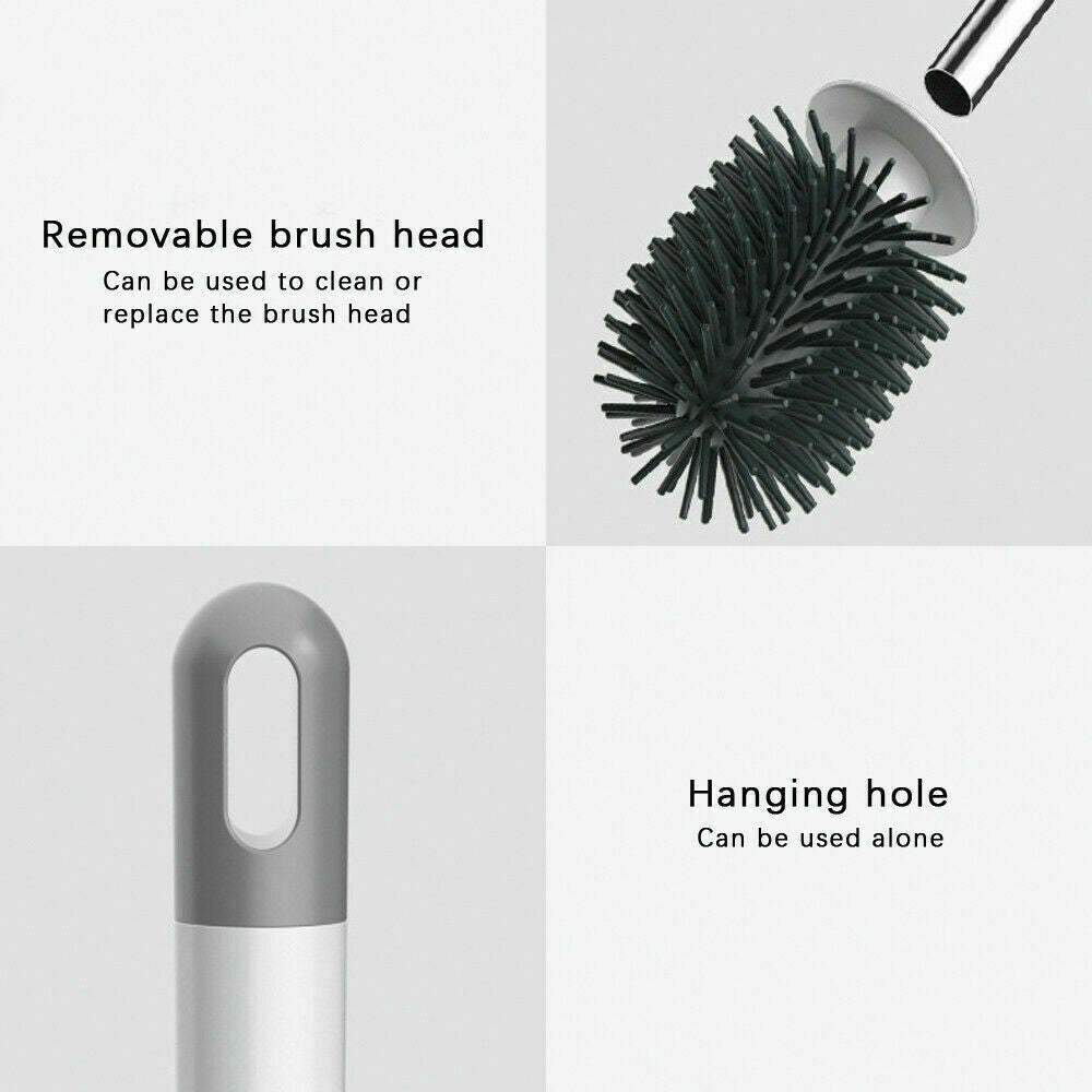 Antibakteriāla silikona tualetes birste