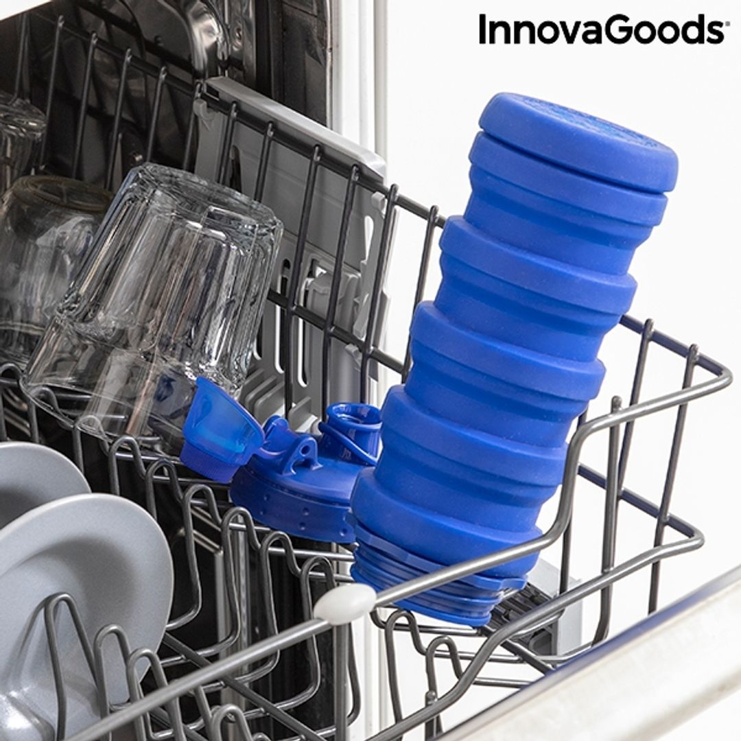 Saliekama sporta pudele silikona 500ml