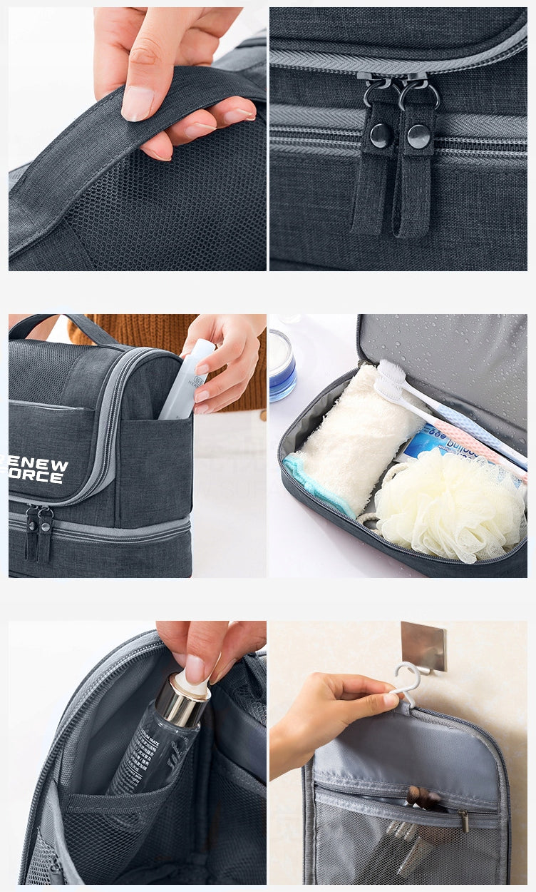 Kosmētikas soma pelēka