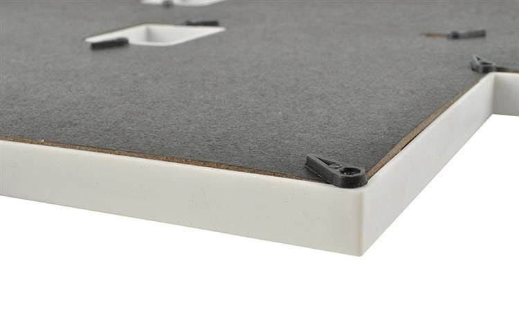 10 foto rāmis - balts