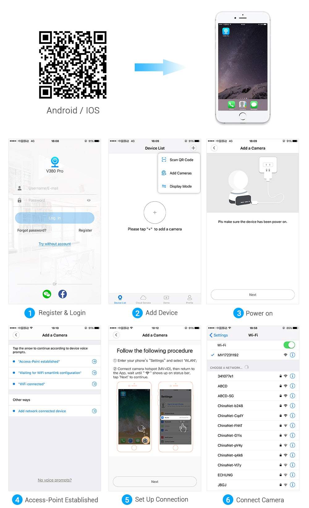 Mini bezvadu novērošanas kamera