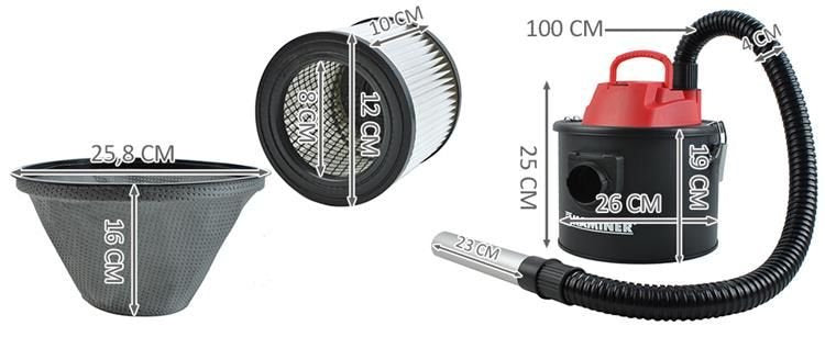 Pelnu putekļsūcējs Odk008-10l