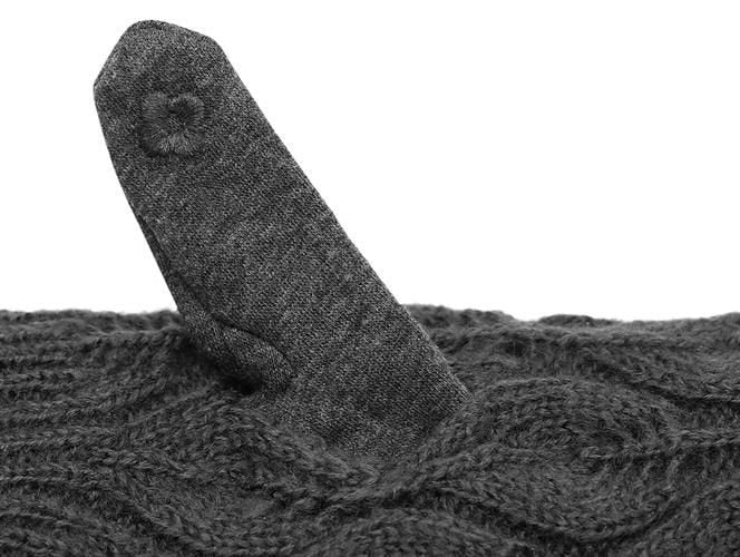 R6412 skārienekrāna cimdi - pelēki