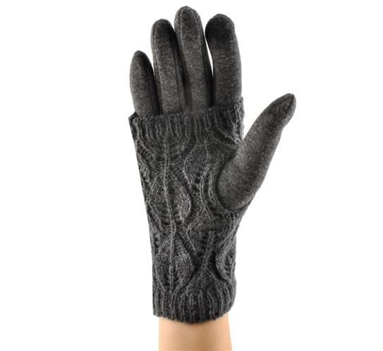 R6412 skārienekrāna cimdi - pelēki