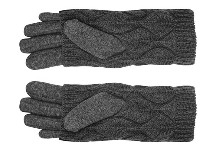 R6412 skārienekrāna cimdi - pelēki