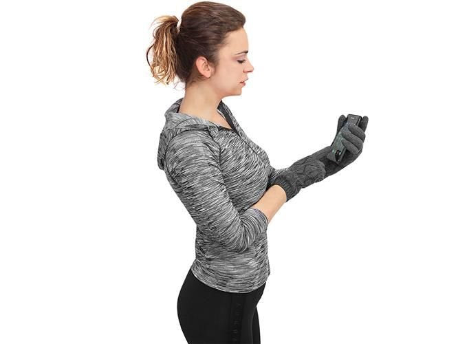 R6412 skārienekrāna cimdi - pelēki