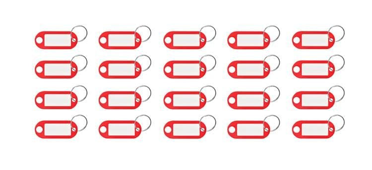 Atslēgu piekariņu un identifikatoru komplekts 100 gab.