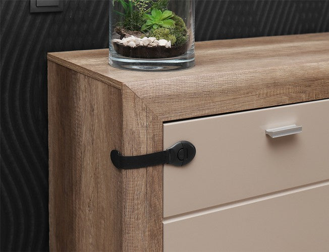 Drošība - Slēdzenes Skapjiem 10 GAB. Melnas