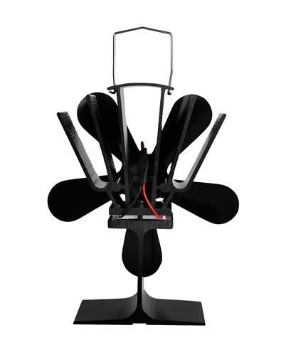 5 lāpstiņu kamīna ventilators