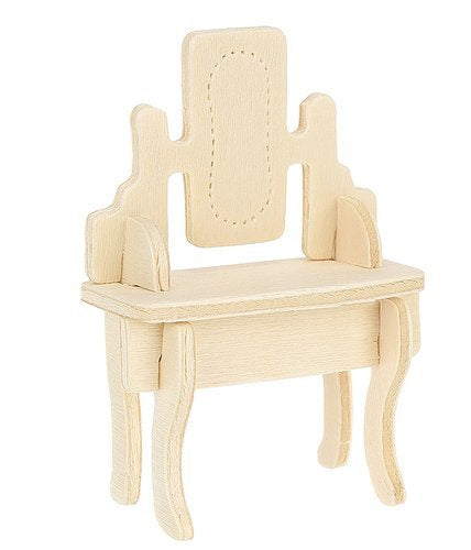 Koka leļļu mēbeļu komplekts, 34 detaļas