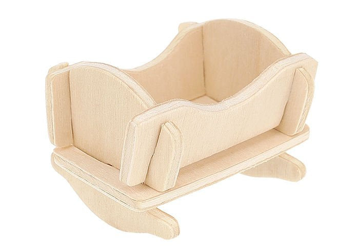 Koka leļļu mēbeļu komplekts, 34 detaļas