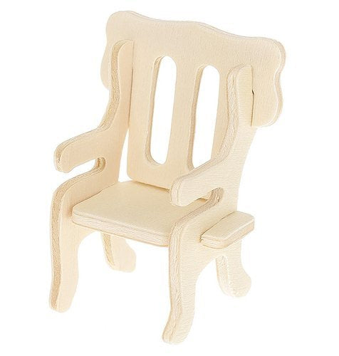 Koka leļļu mēbeļu komplekts, 34 detaļas