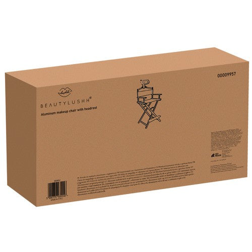 Alumīnija grima krēsls ar galvas balstu