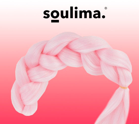 Sintētiskās matu bizes - Rozā