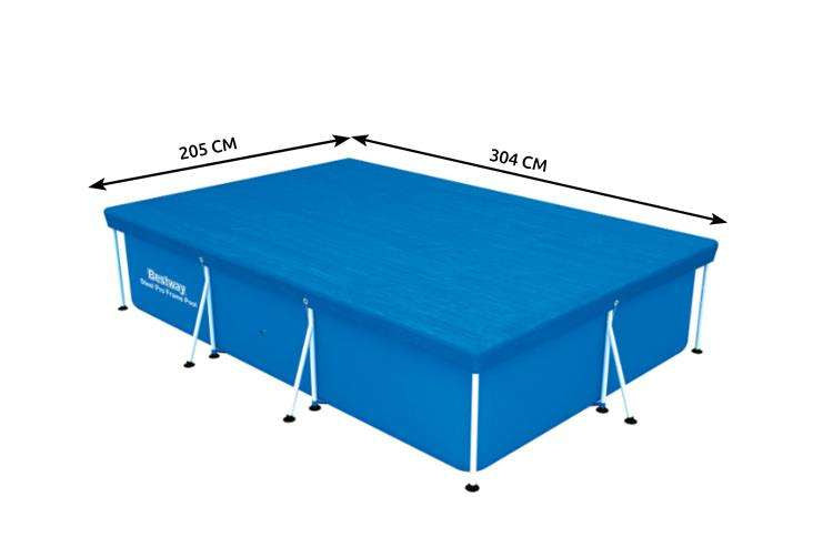 Universāls pārsegs 3x2m baseinam Bestway