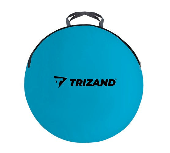 Pludmales telts 220x120x90cm - tirkīzzila - pelēka