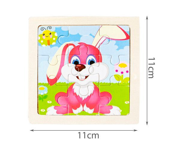 Koka puzle - 4 daļu puzle U10973